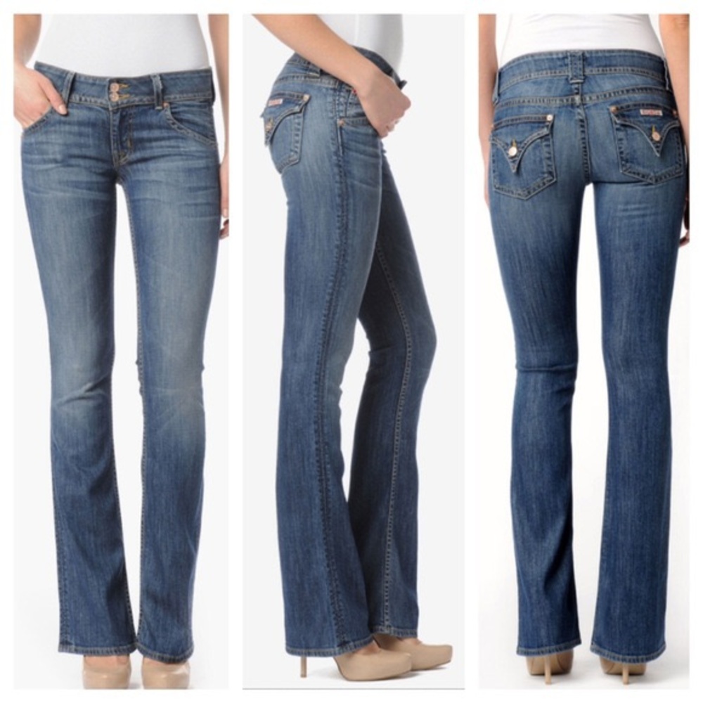 Hudson bootcut dark blue jeans